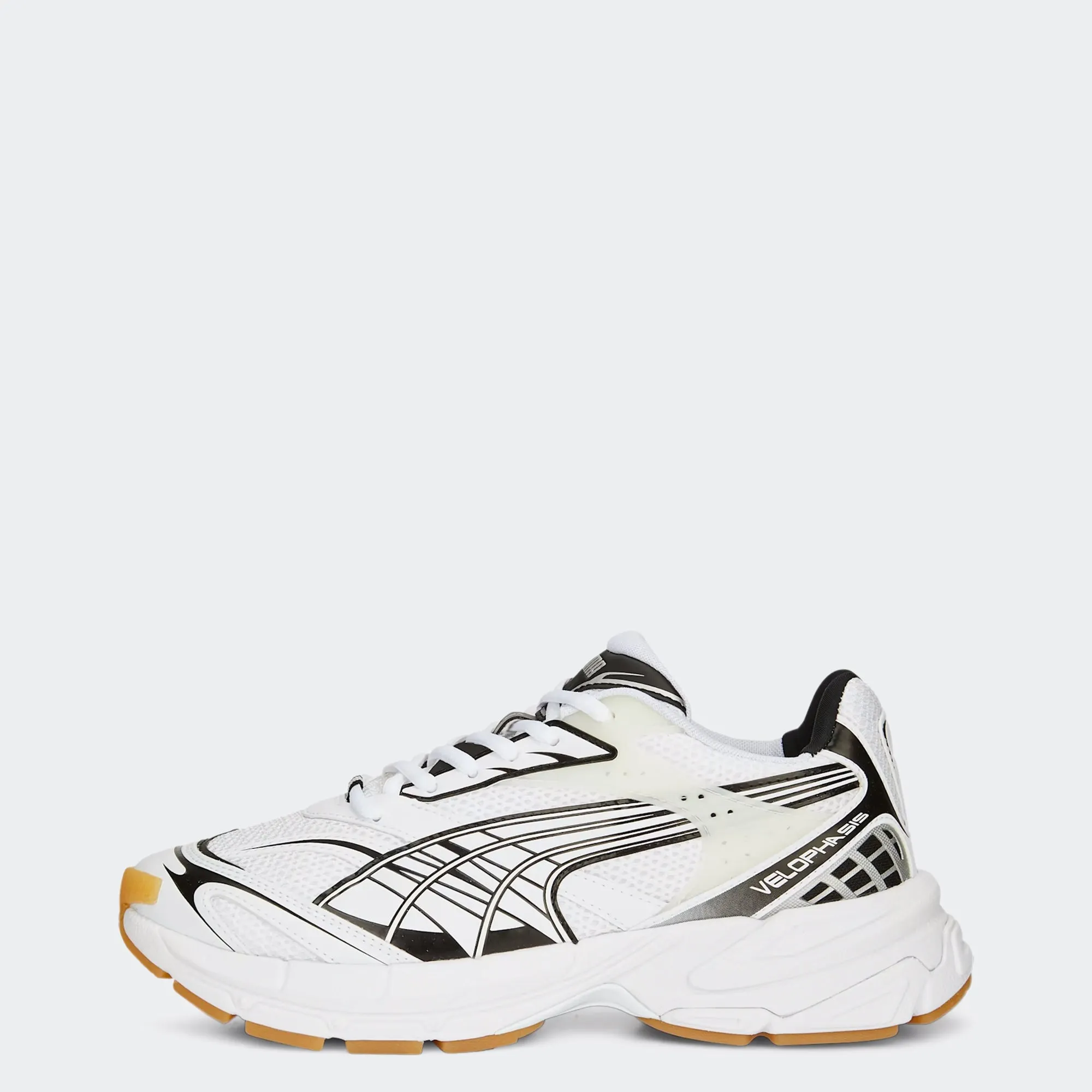 Men's PUMA Velophasis Technisch Shoes White Black