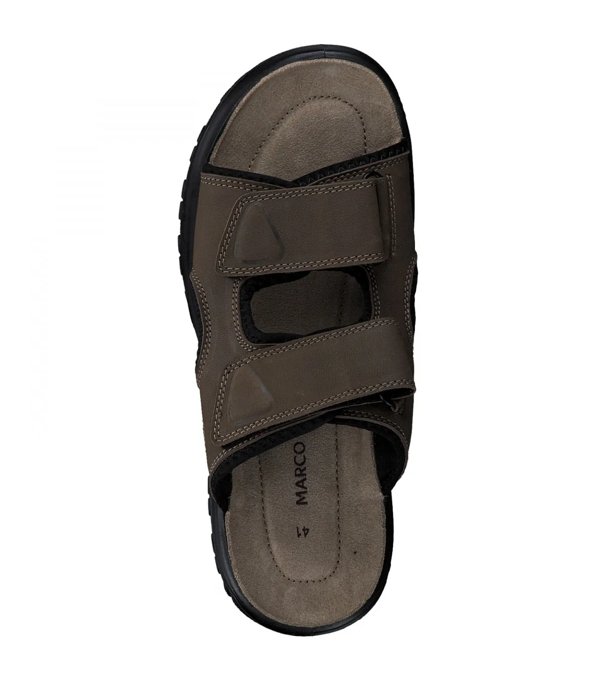 Men's slipper/sandal by Marco Tozzi Khaki Comb 17400