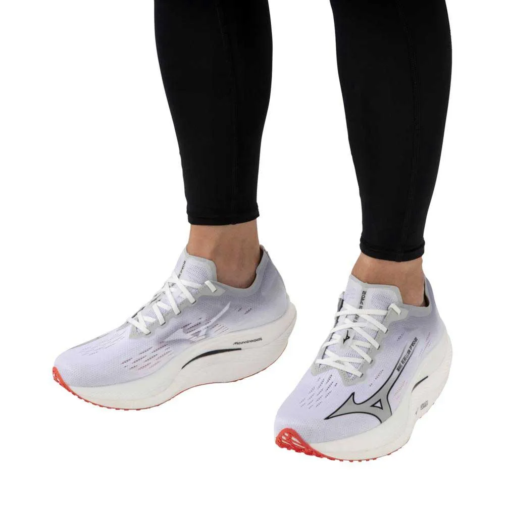 Men's Wave Rebellion Pro 2 Running Shoe - White/Harbor Mist - Regular (D)