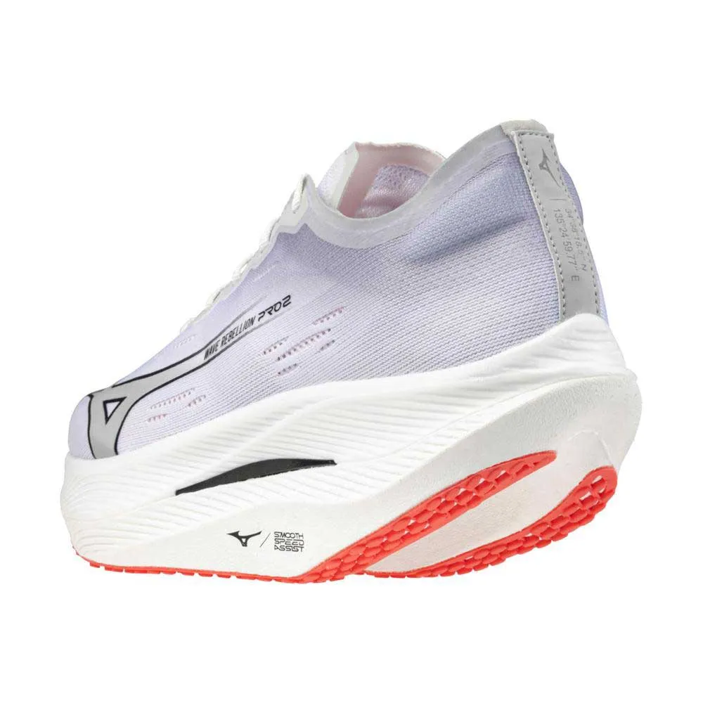 Men's Wave Rebellion Pro 2 Running Shoe - White/Harbor Mist - Regular (D)