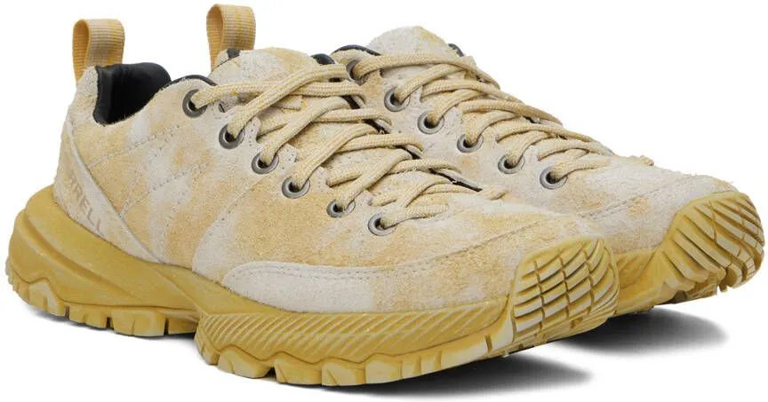 Merrell 1TRL Off-White & Yellow MQM Ace FP Sneakers