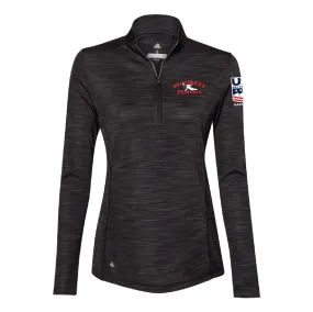 Midwest Masters Women's Lightweight Mélange Quarter-Zip Pullover