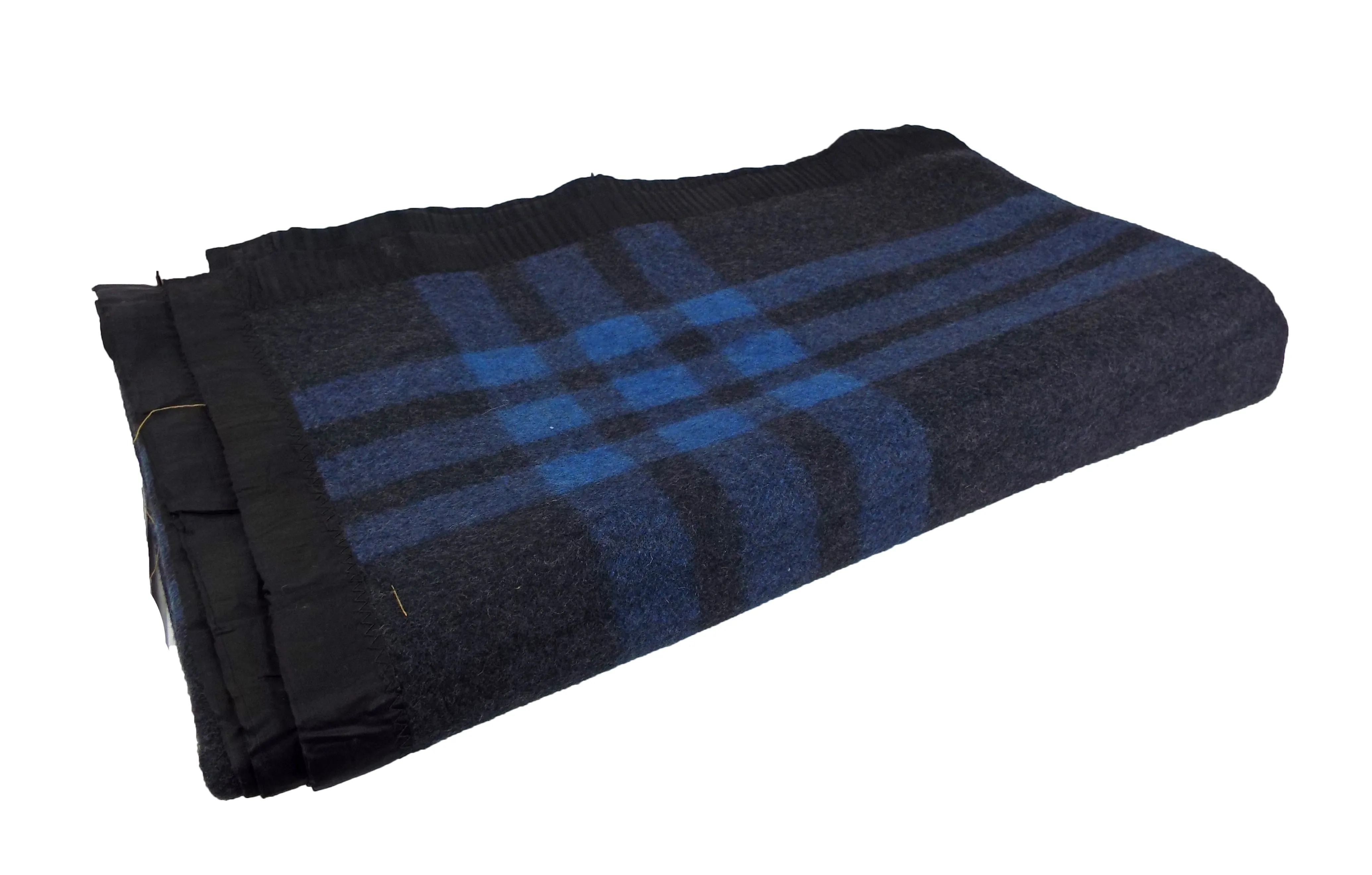 Military Grey Blanket – Tartan Style - Unissued - Mixed Colours
