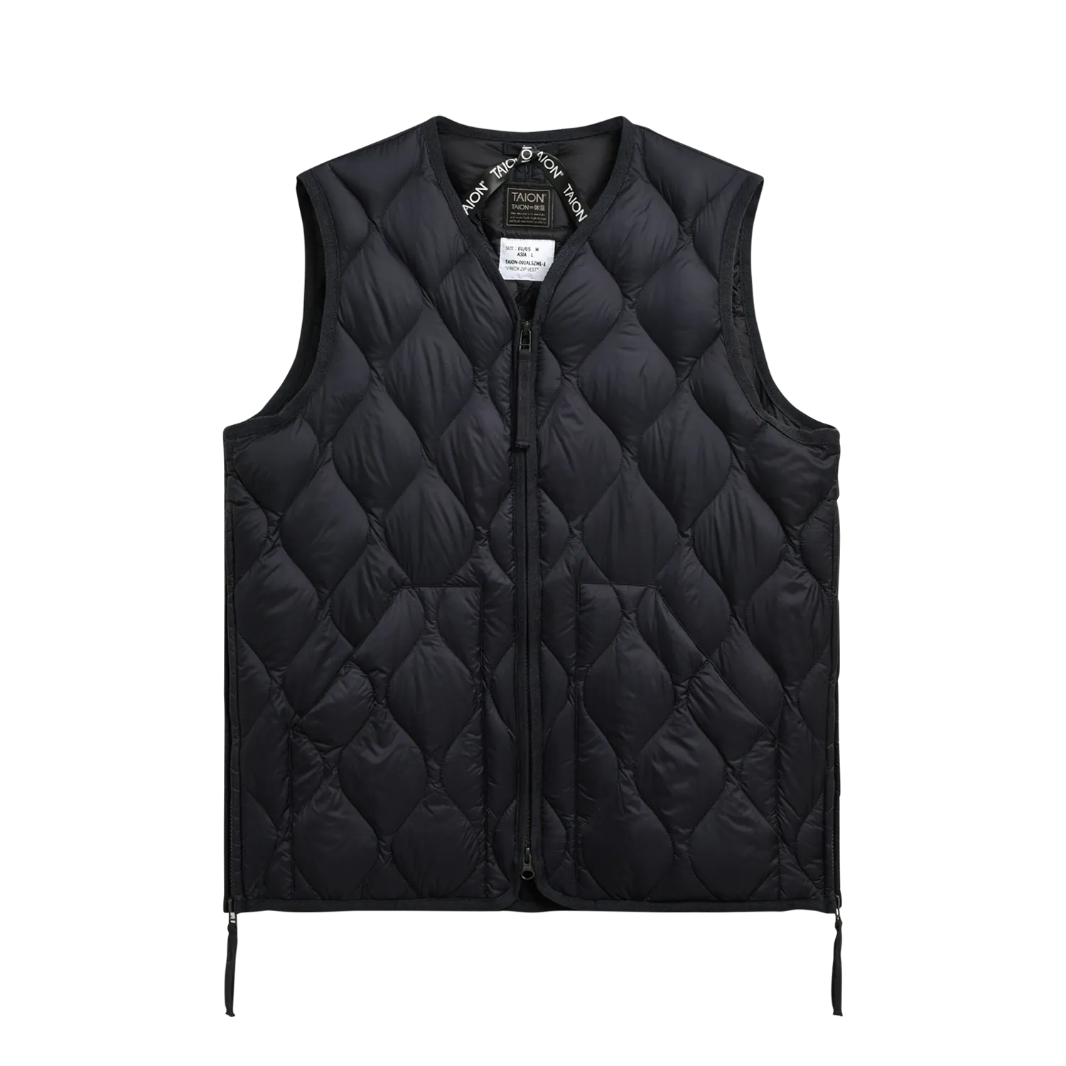 Military V-Neck Soft Shell Vest - Dark Navy
