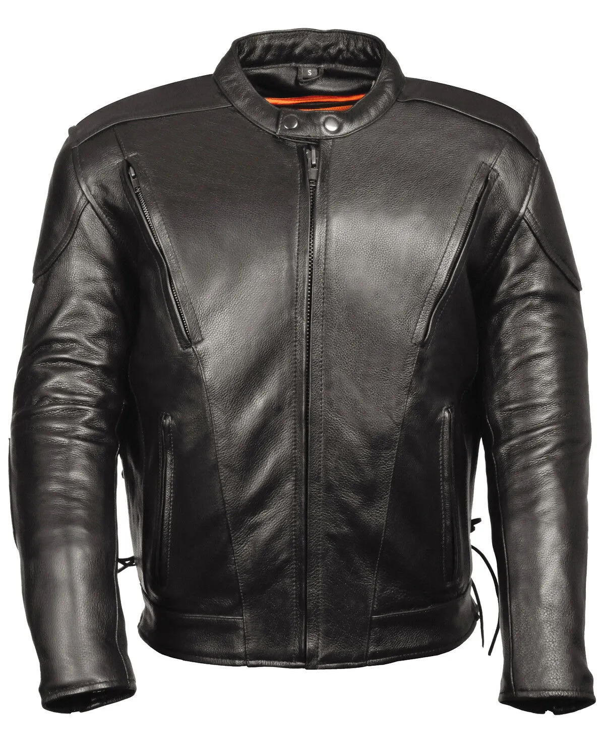 Milwaukee Leather Men's Side Lace Vented Scooter Jacket - 5X