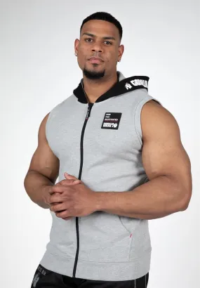 Milwaukee S/L Zipped Hoodie - Gray Melange - 4XL Gorilla Wear
