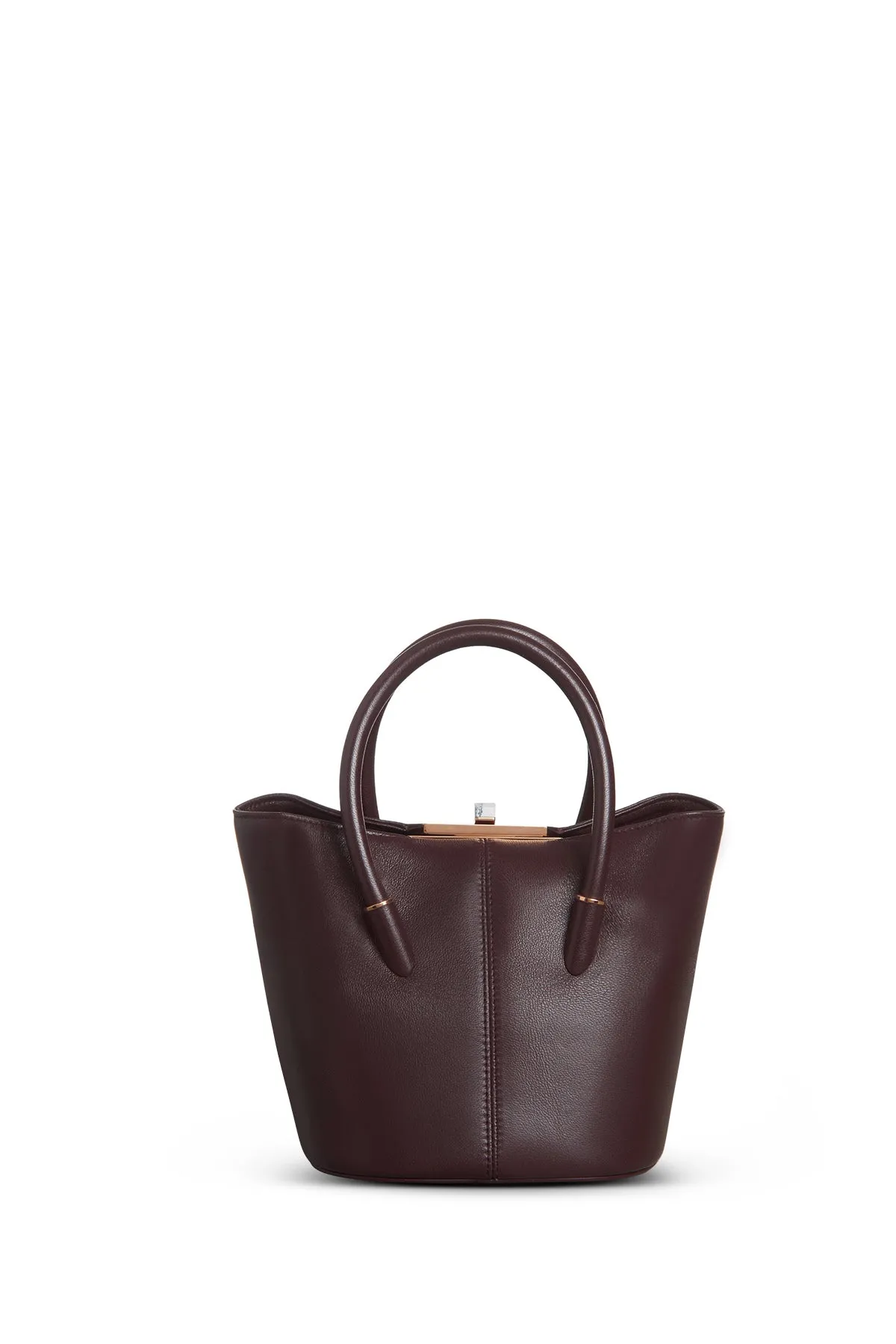 Mini Baez Bag in Bordeaux Nappa Leather