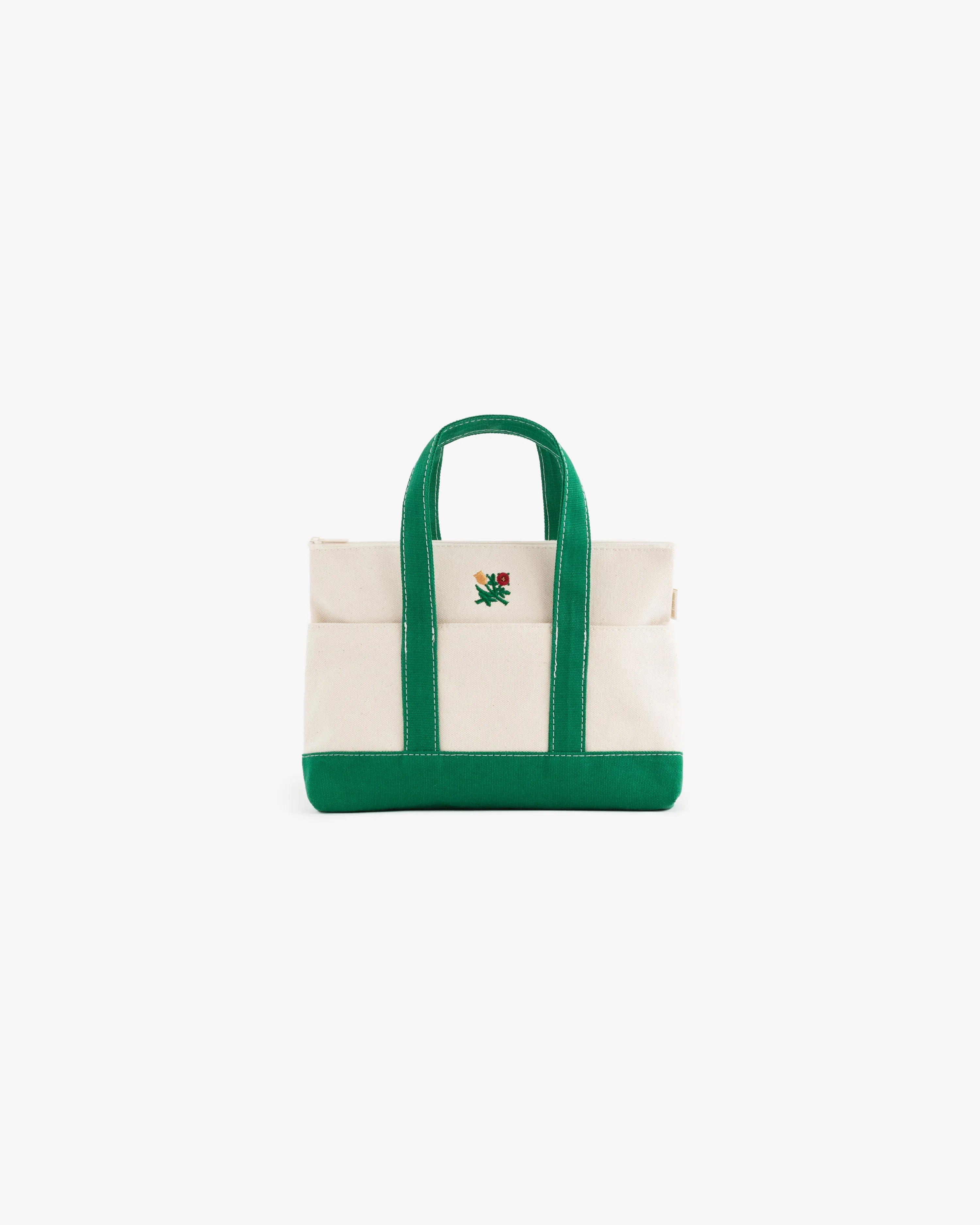 Mini Crest Contrast  Tote  Bag at AimeLeonDore.com