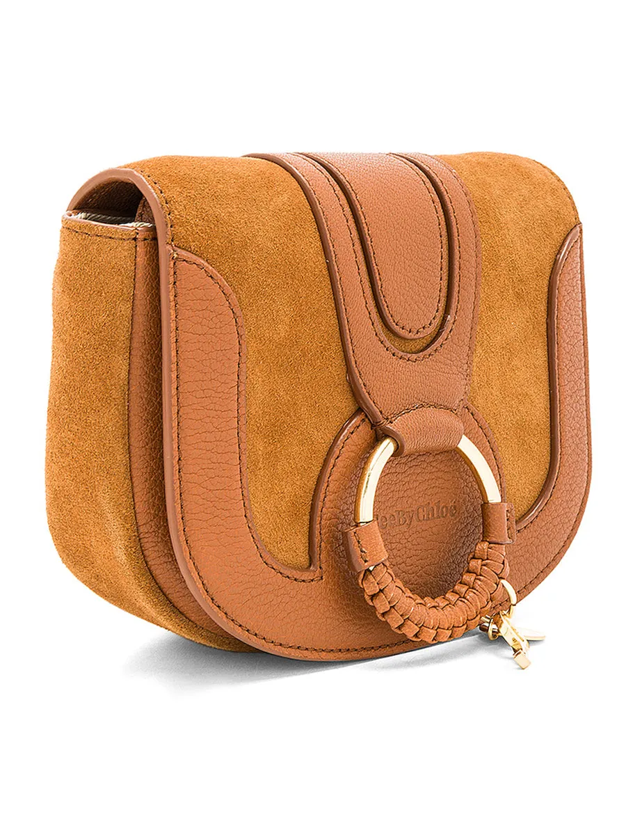 Mini Hana Shoulder Bag in Caramello
