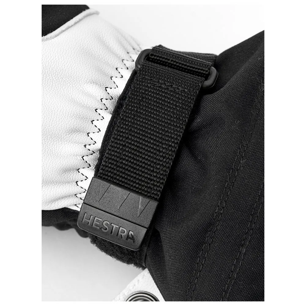 Mitten Hestra ---Mitt Army Leather Heli Ski Black