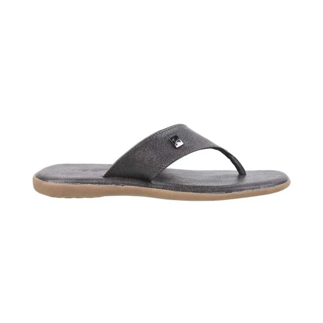 Mochi Boys Grey Casual Slippers