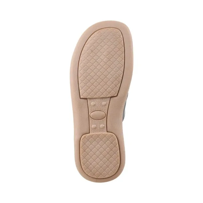 Mochi Boys Grey Casual Slippers