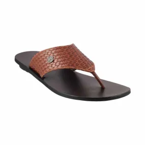Mochi Men Tan Casual Slippers