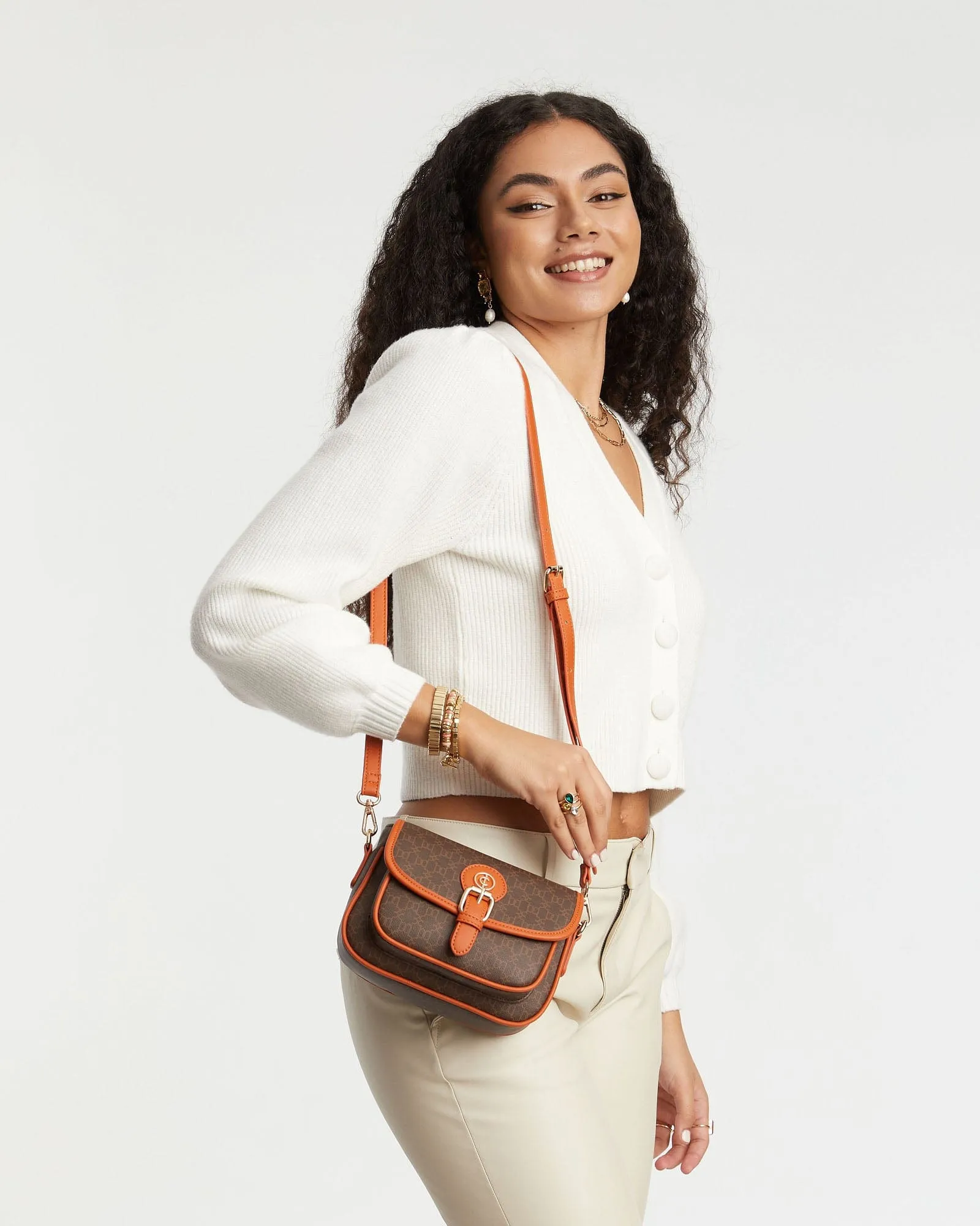 Monogram Mei Tassel Crossbody Bag