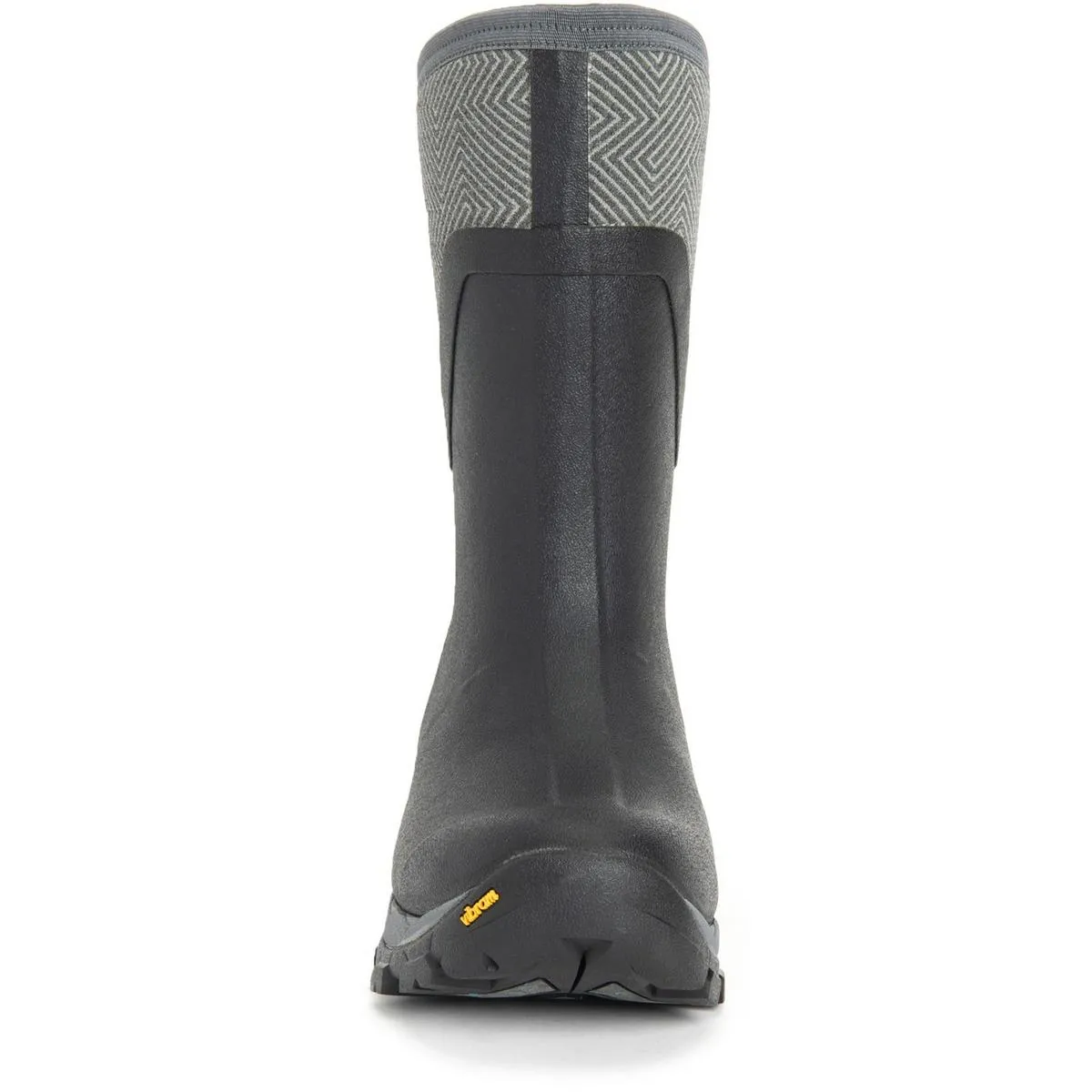 Muck Boots Arctic Ice Mid Wellingtons Black/Grey Geometric