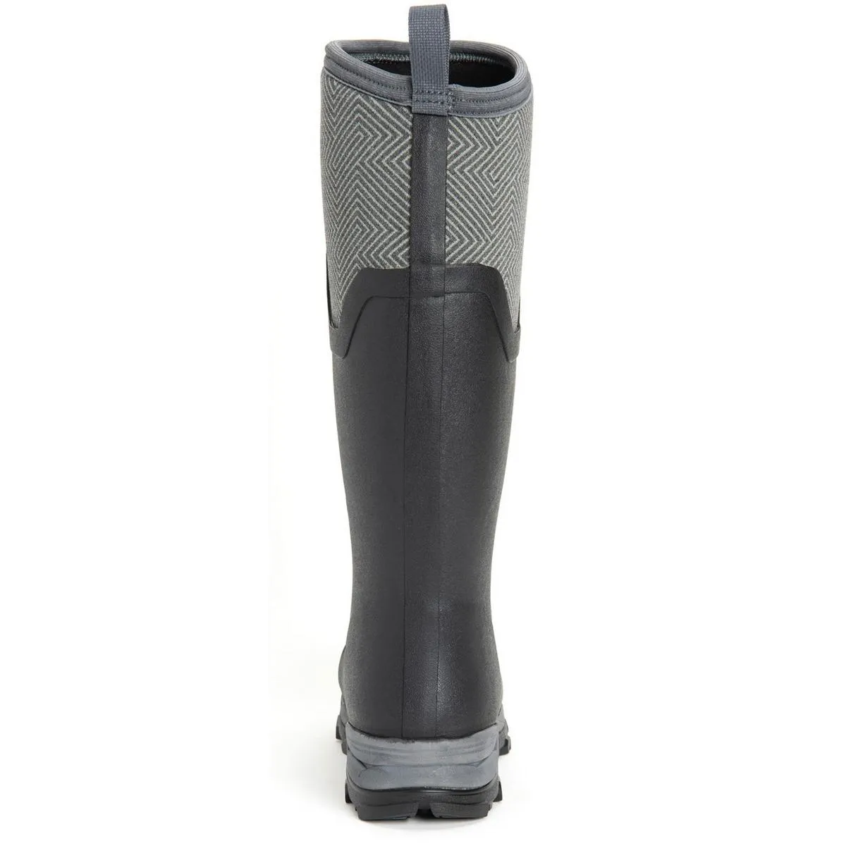 Muck Boots Arctic Ice Tall Wellingtons Black/Grey Geometric