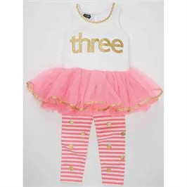 Mud Pie | I'm 3 Tunic & Leggings