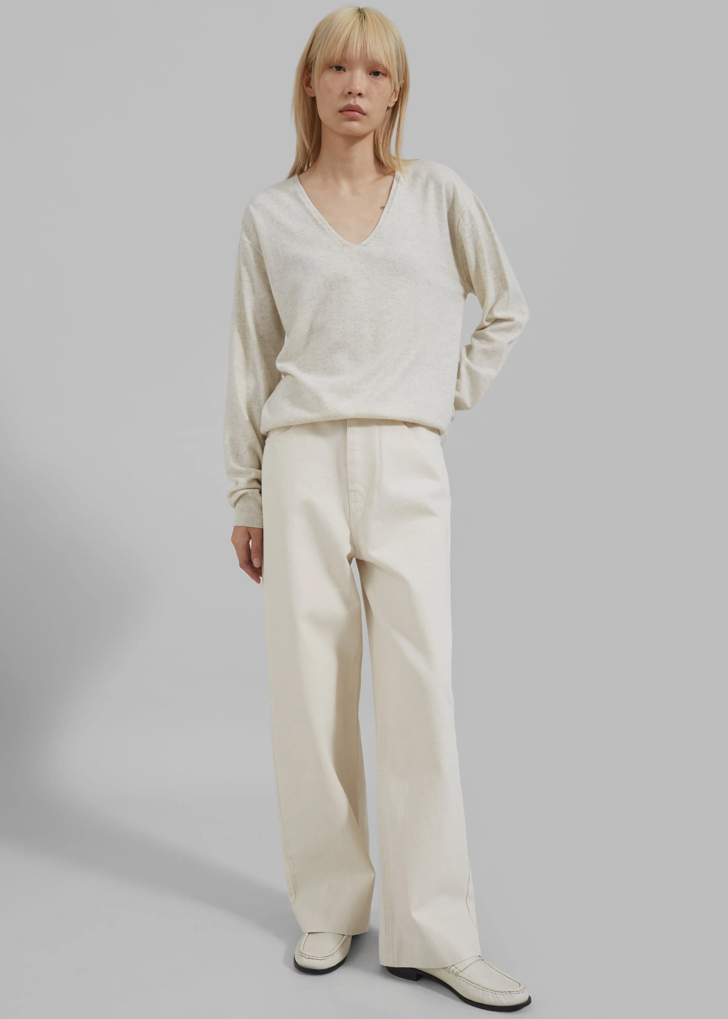 Mya Jeans - Cream