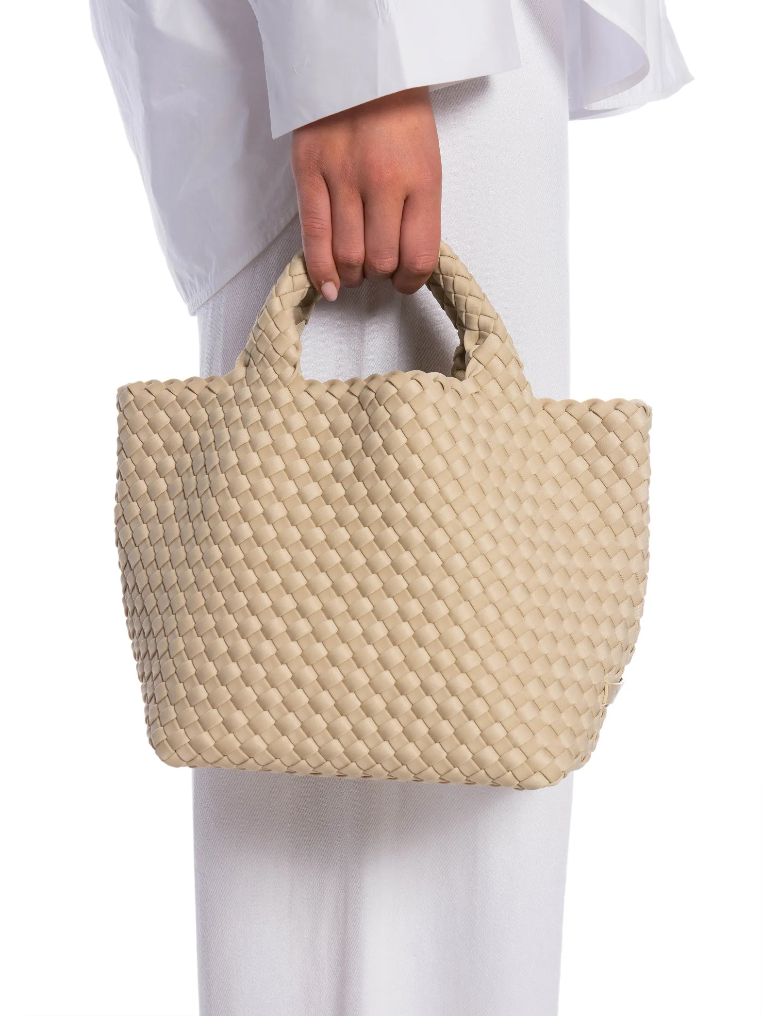 NAGHEDI BAG ST BARTHS MINI TOTE ECRU