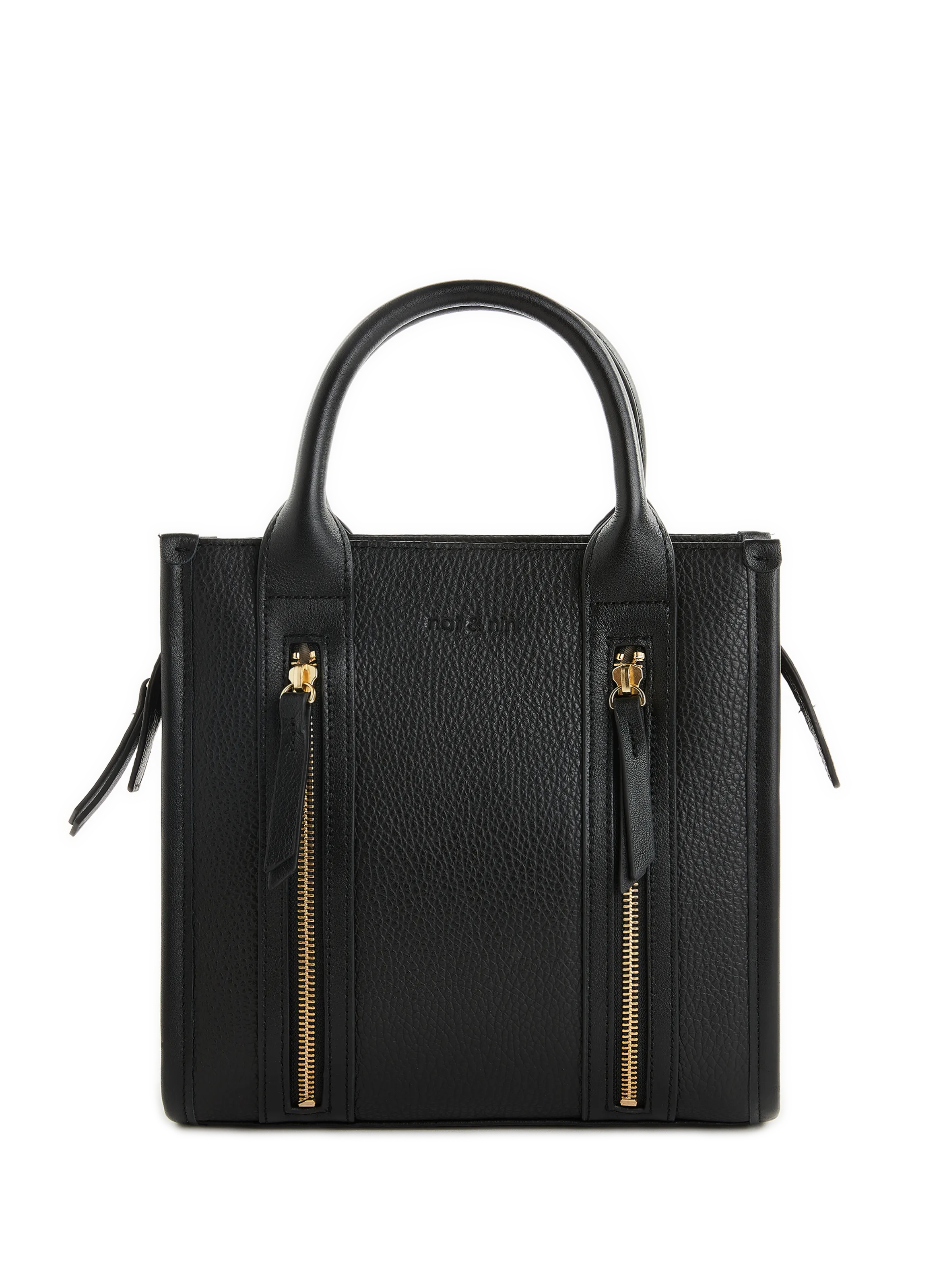 Nat & nin  Mini Opéra leather bag - Black