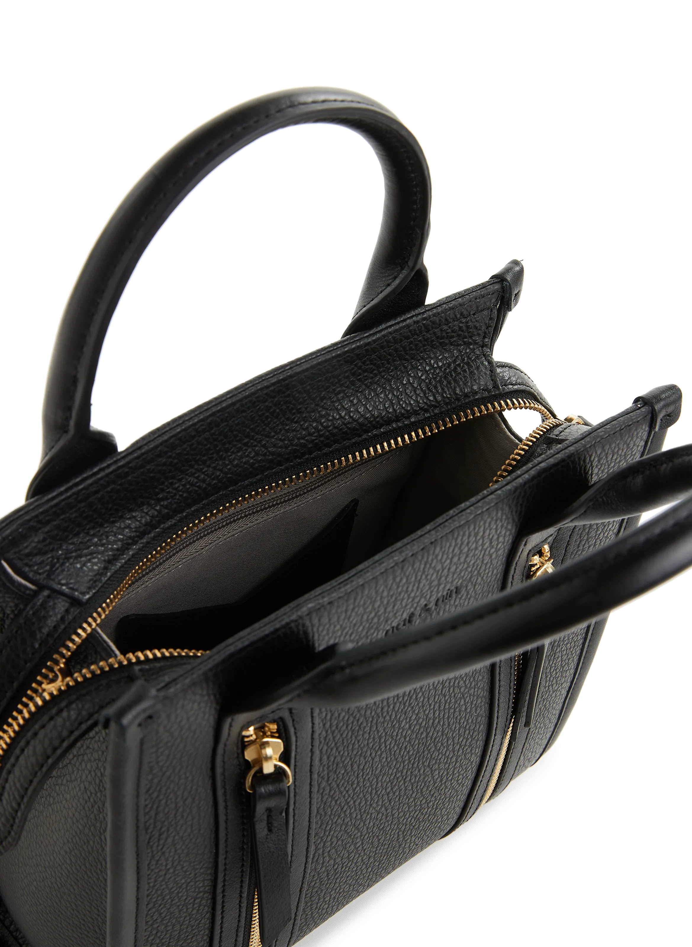 Nat & nin  Mini Opéra leather bag - Black