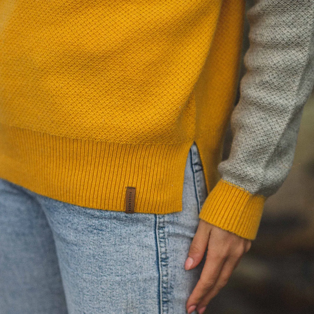 Nelson Knitted Jumper - Golden Yellow