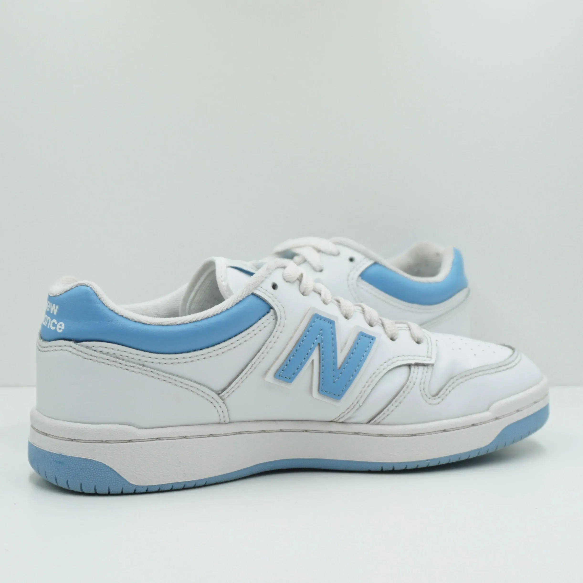 New Balance 480 UNC White Team Carolina Light Aluminum