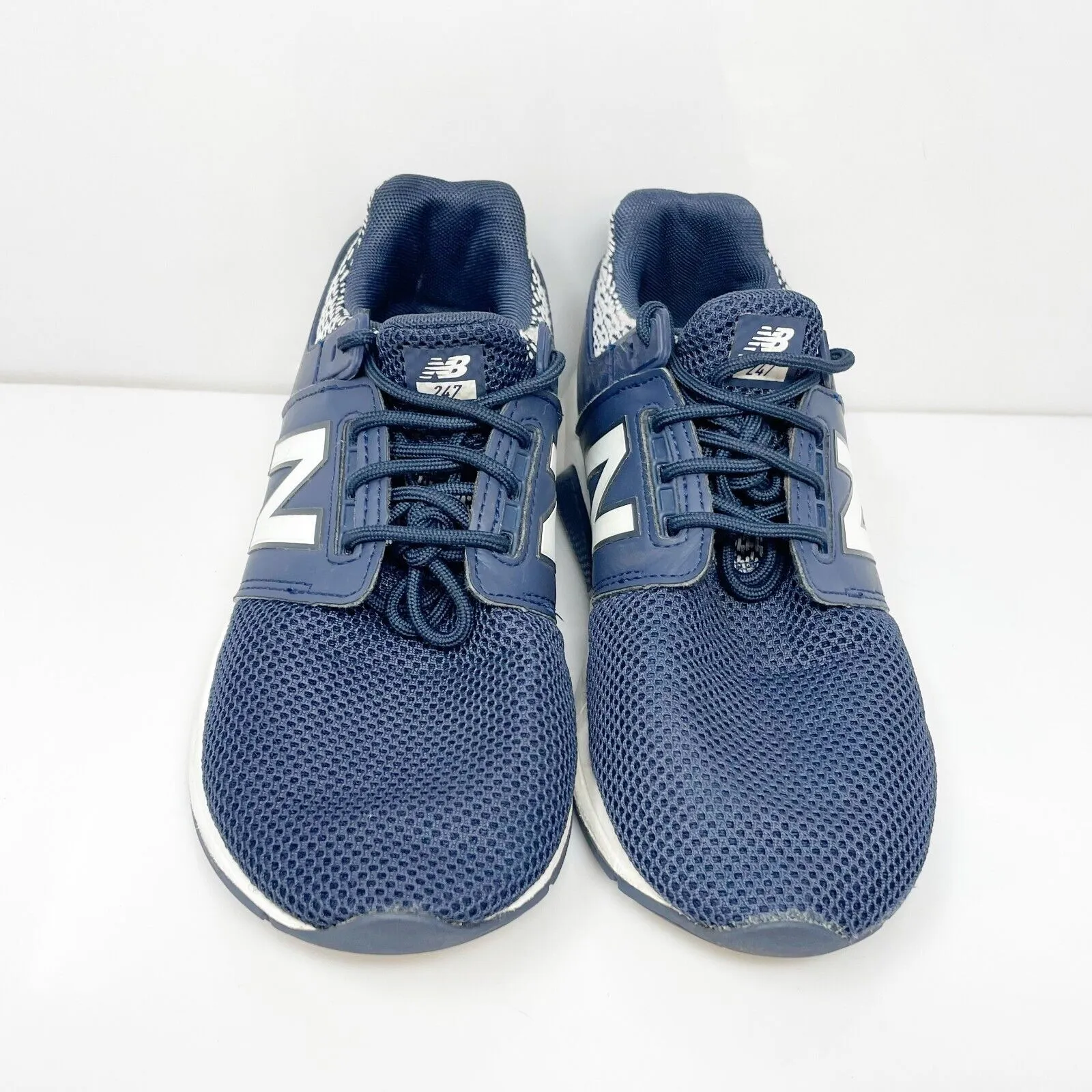 New Balance Boys 247 GS247AF Blue Running Shoes Sneakers Size 5