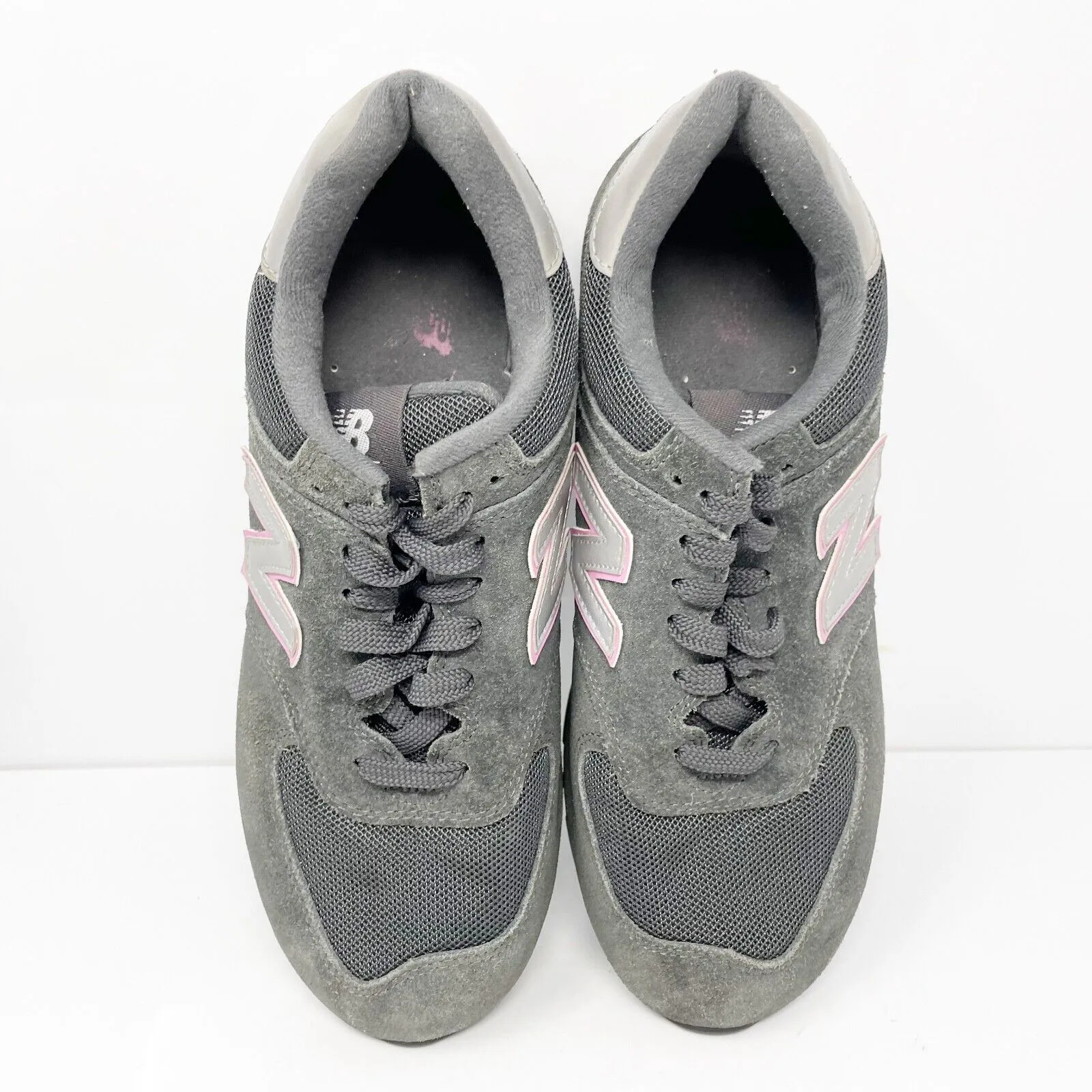 New Balance Womens 574 W574MPS Gray Running Shoes Sneakers Size 9.5 B