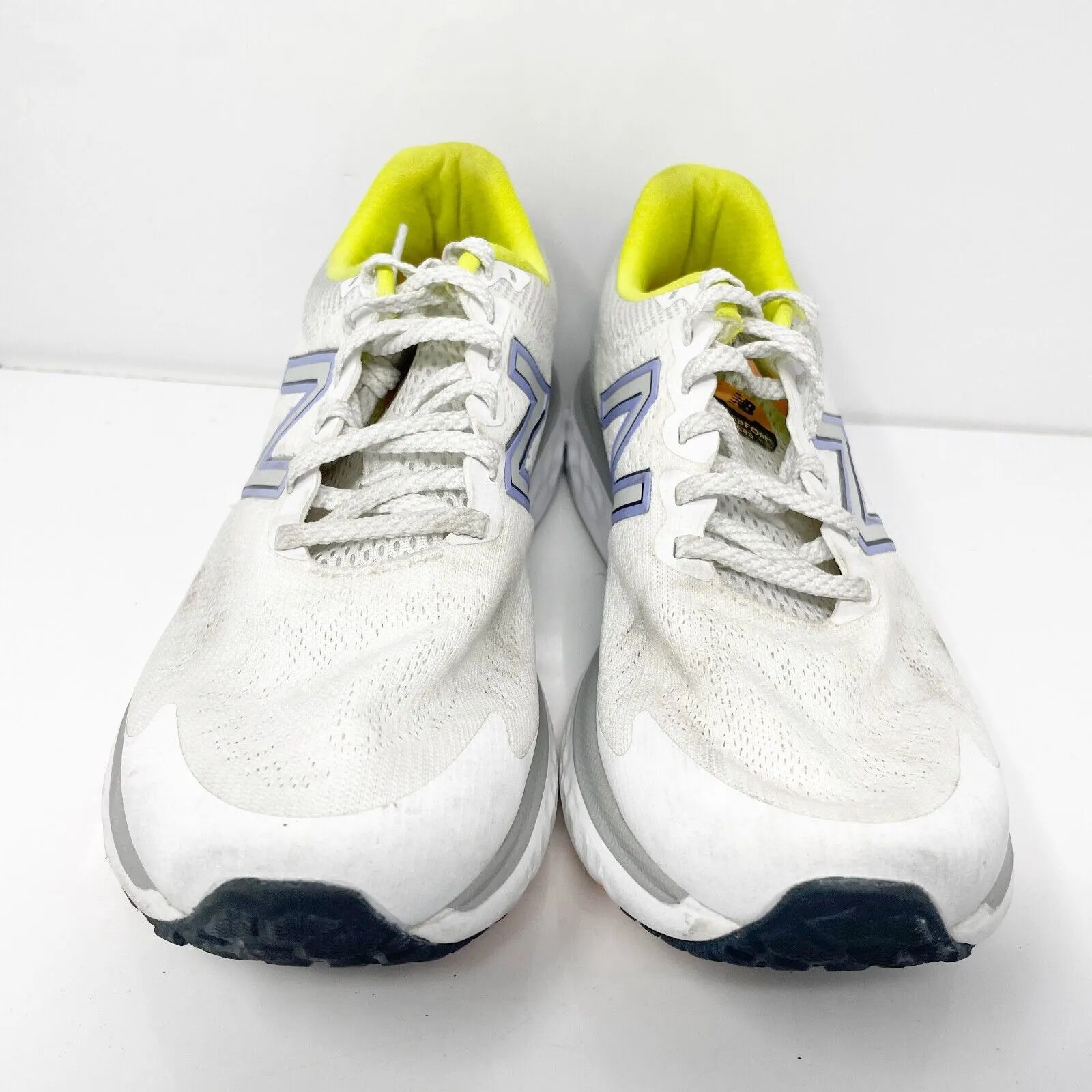New Balance Womens Fresh Foam 680 V7 W680CH7 White Running Shoes Sneakers Sz 8 B