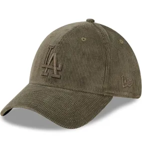 New Era Mens Los Angeles Dodgers MLB 39THIRTY Cord Baseball Cap - Khaki