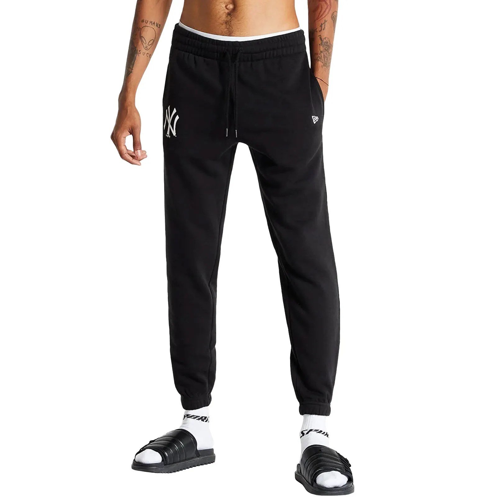 New Era Mens New York Yankees MLB Joggers - Black