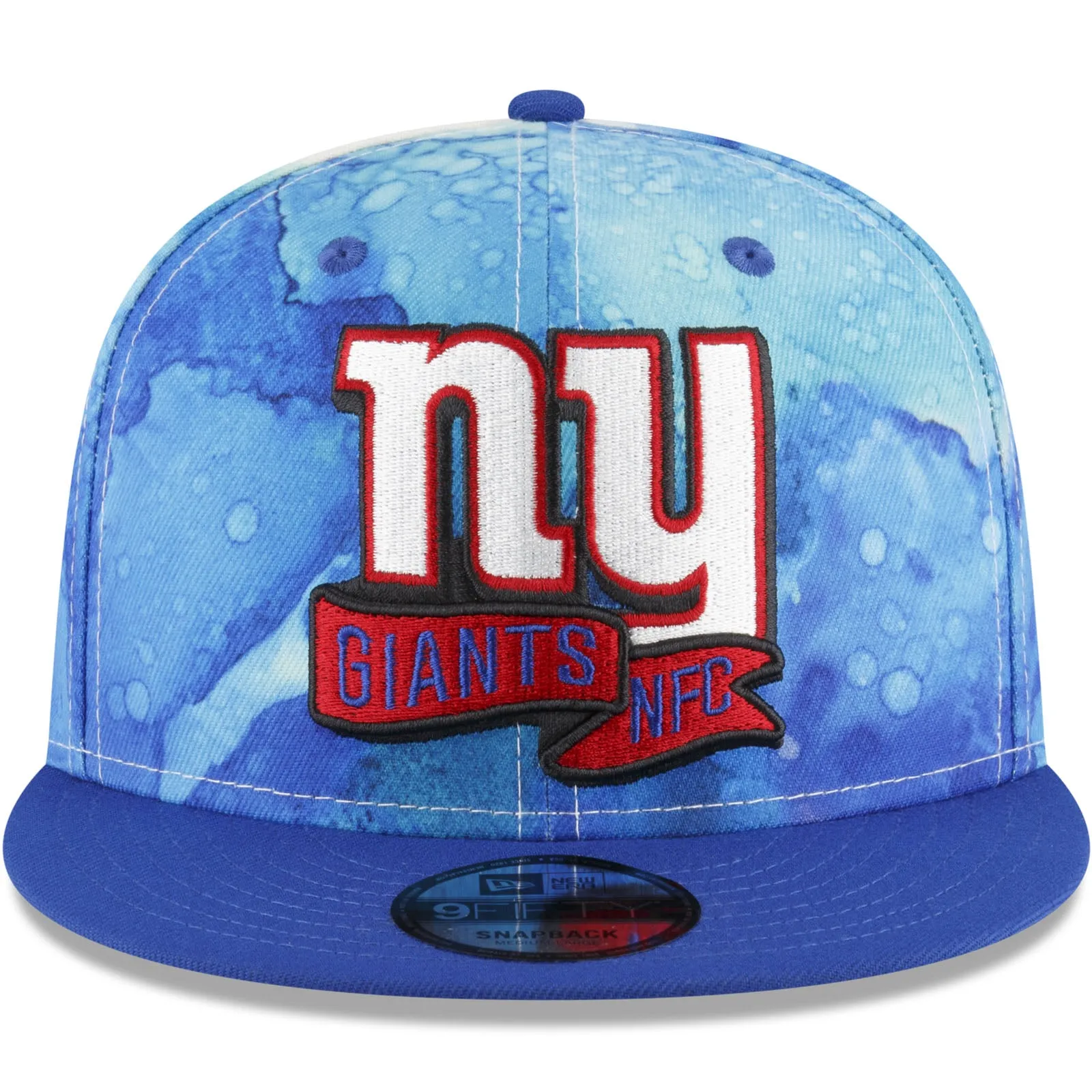 New Era New York Giants NFL 2022 Sideline Ink 9FIFTY Baseball Cap - Blue