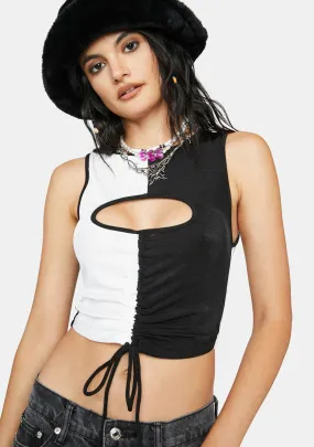 Nida Two-Tone Crop Tank-