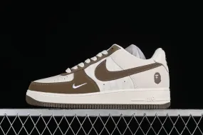 Nike Air Force 1 07 Low BAPE Off White Grey Brown BA8806-225