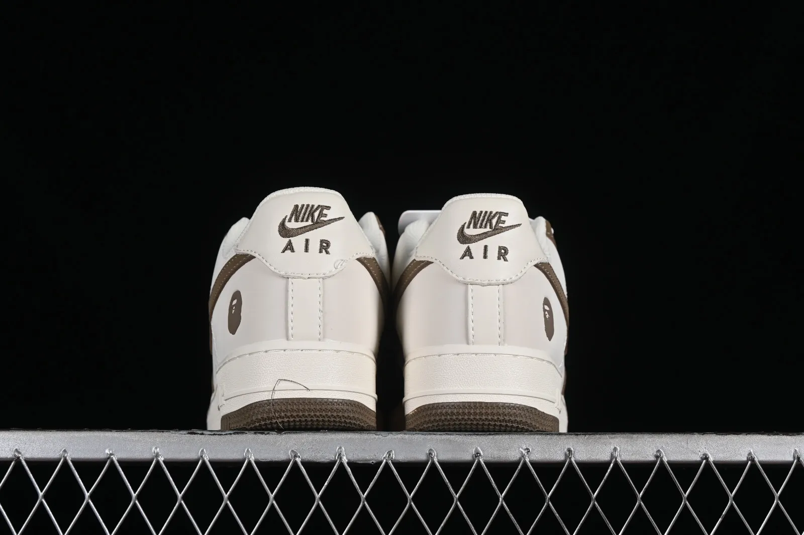 Nike Air Force 1 07 Low BAPE Off White Grey Brown BA8806-225