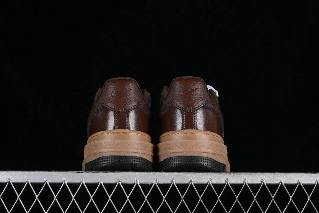 Nike Air Force 1 07 Low LUXE Brown Yellow Black DM2451-200