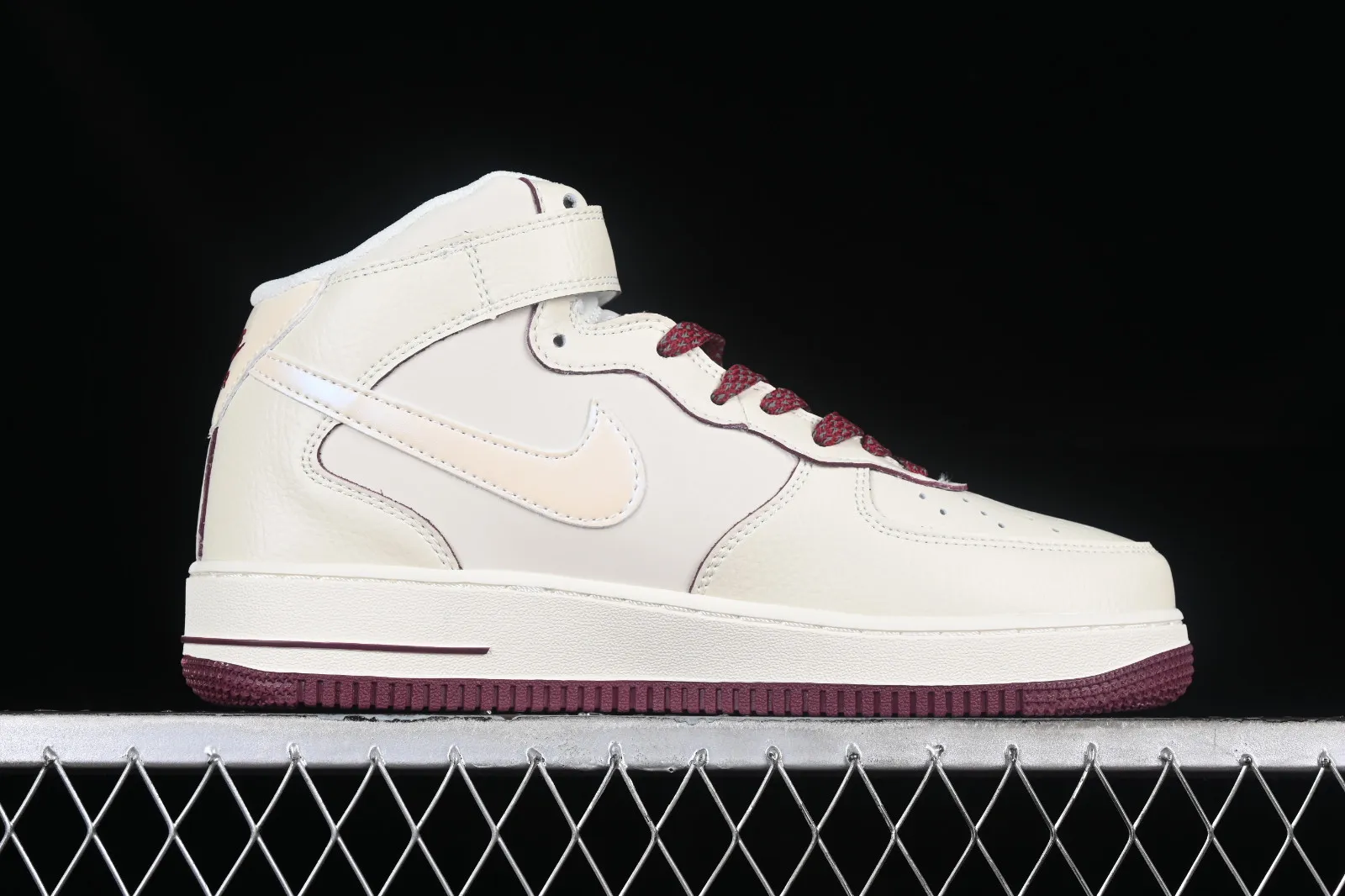 Nike Air Force 1 07 Mid Off White Dark Red SG2356-803