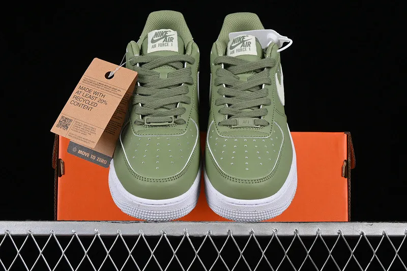 Nike Air Force 1 07 Next Nature Oil Green White Gum Medium Brown Sea Glass HF5062-386