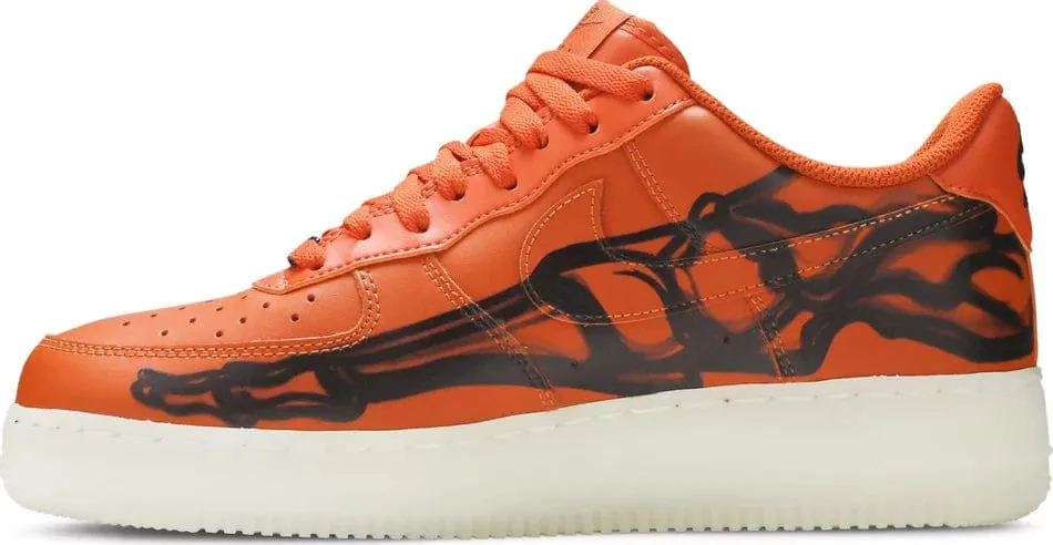 Nike Air Force 1 Low Orange Skeleton Halloween (2020)