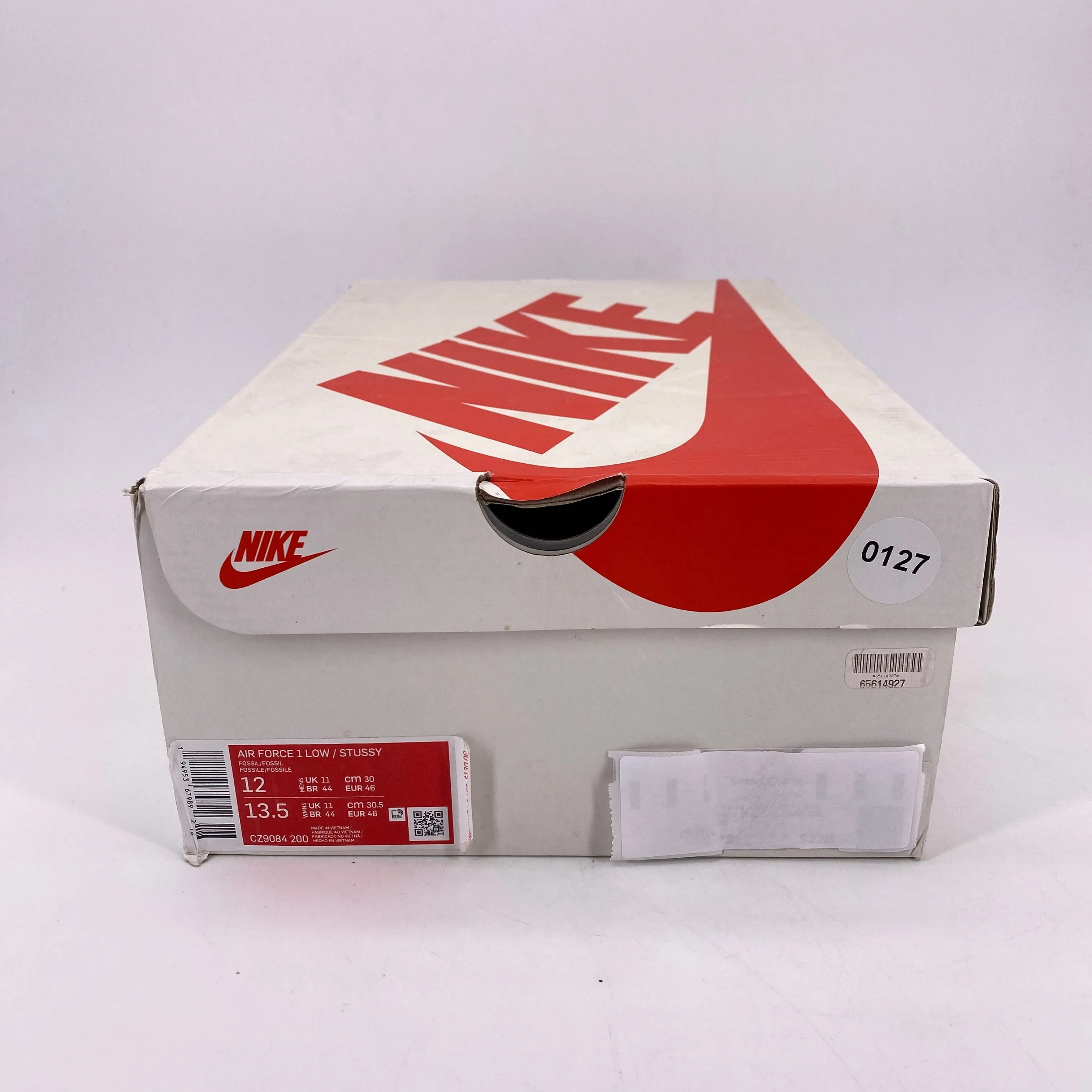 Nike Air Force 1 Low Stussy Fossil 2021 Used Size 12