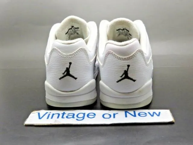 Nike Air Jordan V 5 Low White Black Wolf Grey 2016 Retro...