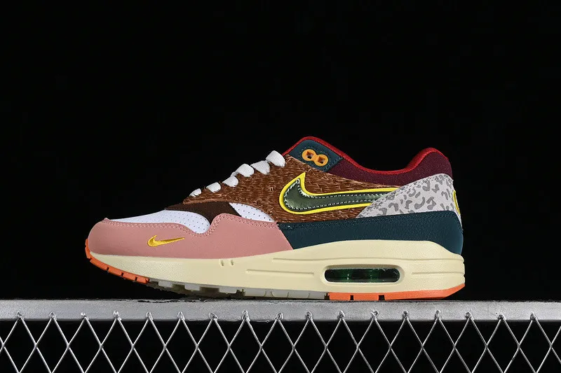 Nike Air Max 1 PE White Pink Brown Red HO2639-100