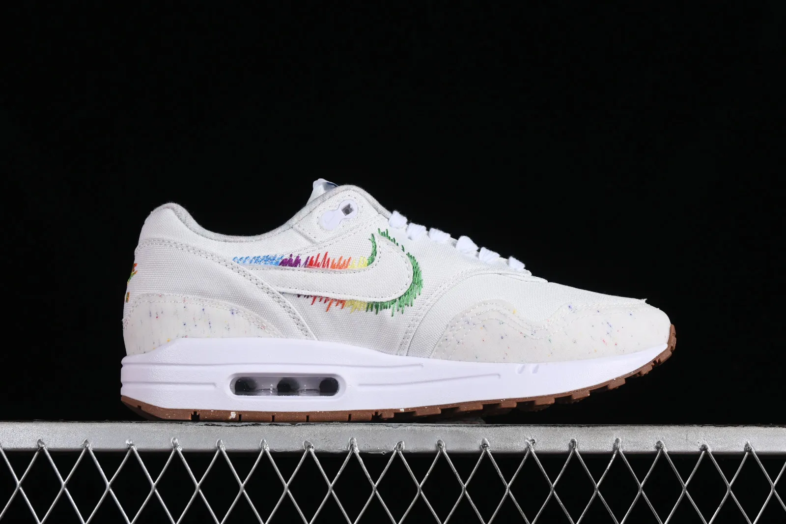 Nike Air Max 1 White Brown Multi-Color FF2420-168