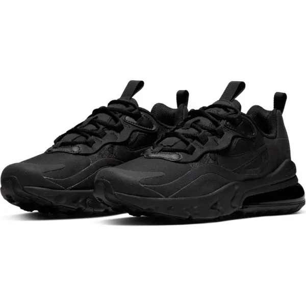 NIKE AIR MAX 270 REACT BLACK/BLACK (GS)