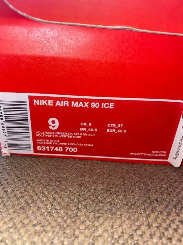 Nike air max 90 ice - volt