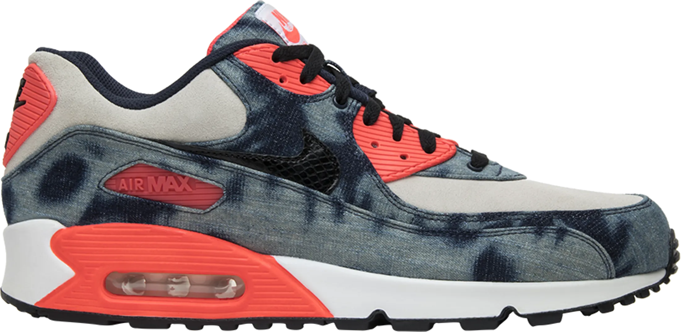 Nike Air Max 90 Infrared Washed Denim - 700875 400