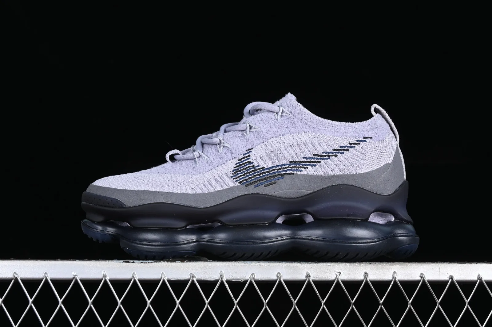 Nike Air Max Scorpion Flyknit Purple Grey Black DJ4701-006