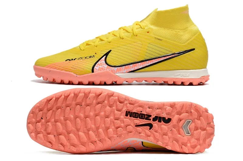 Nike Air Zoom Mercurial Superfly 9 Elile Turf Lucent - Yellow Strike/Sunset Glow/Volt Ice