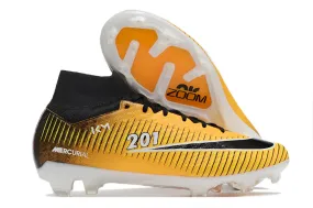 Nike Air Zoom Mercurial Superfly 9 Elite FG KM PSG Mbappe - Gold/Multi-Black/White